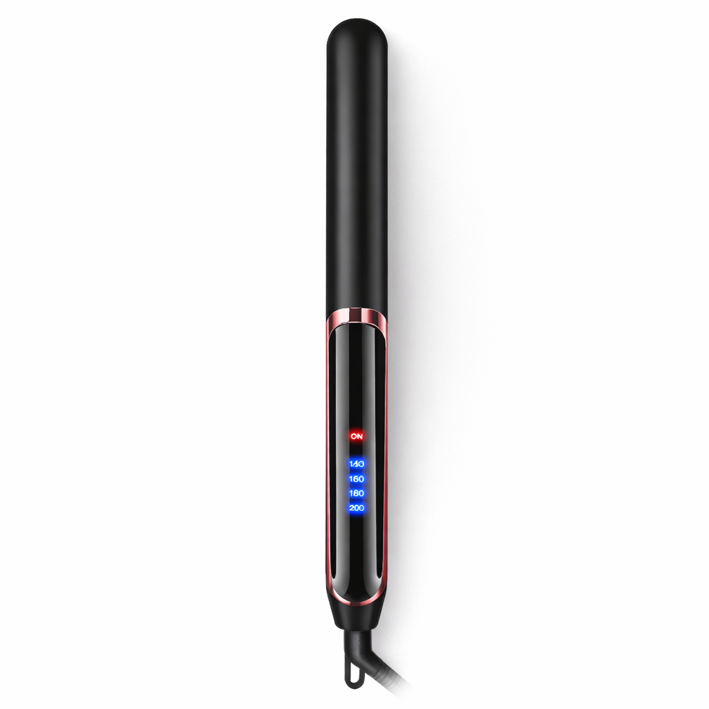 Professional Dual‑Plate LCD Digital Hair Straightener