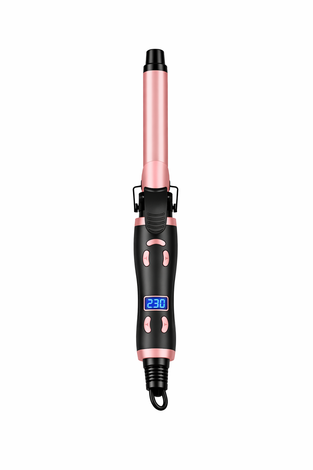 Professional Dual‑Size LCD Digital Display Curling Iron